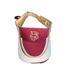 Florida State FSU Seminoles Visor Maroon Gold Adjustable Fight Song Key‎ Chain